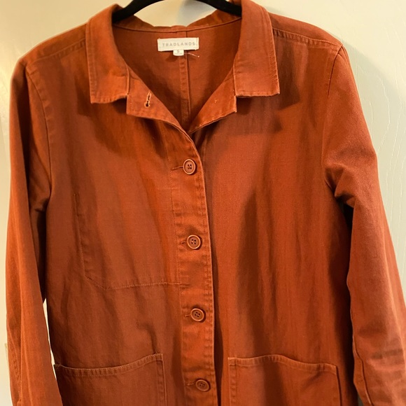 Tradlands Jackets & Blazers - Tradlands Rust Cotton Chore Coat